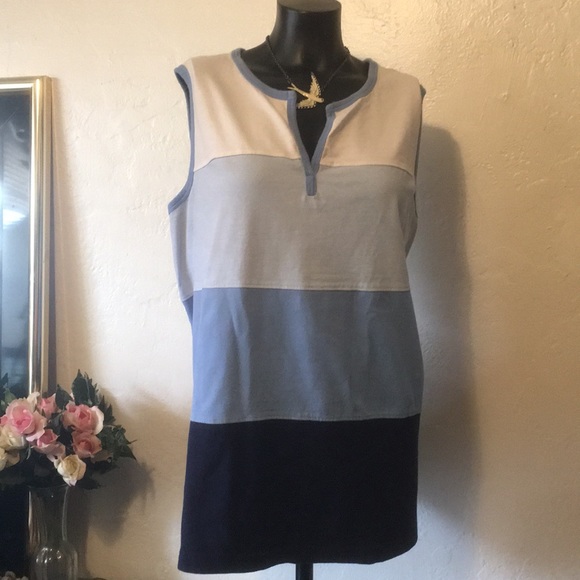 Just My Size Tops - Just My Size Shades of Blue Top
